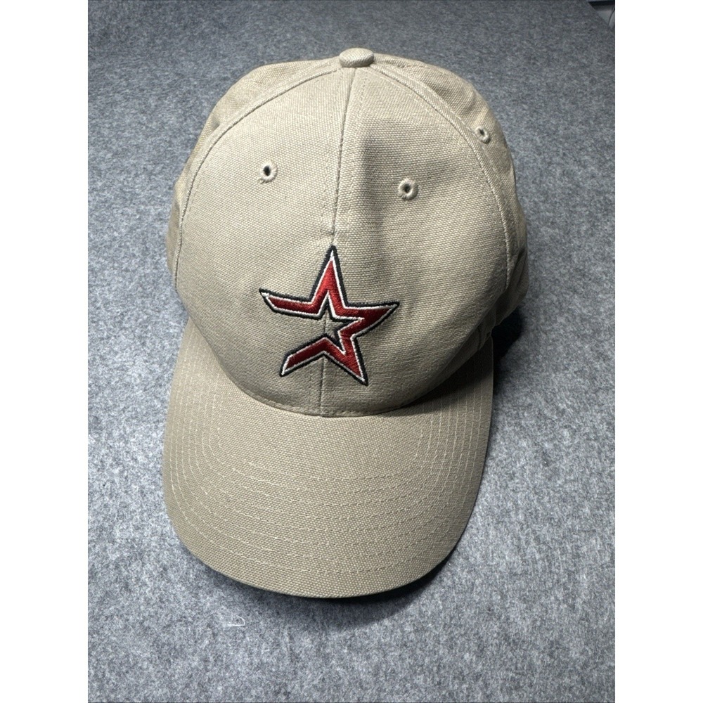 Twins Enterprise Houston Astros Baseball Hat OSFA Tan‎ Embroidered Cotton